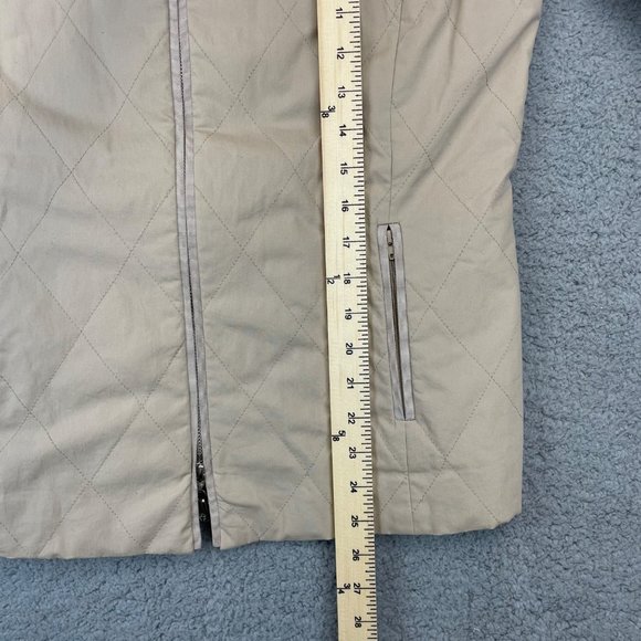 Women's jacket Brooks Brothers Quilted Barn Snap Coat size 8 - Picture 7 of 12